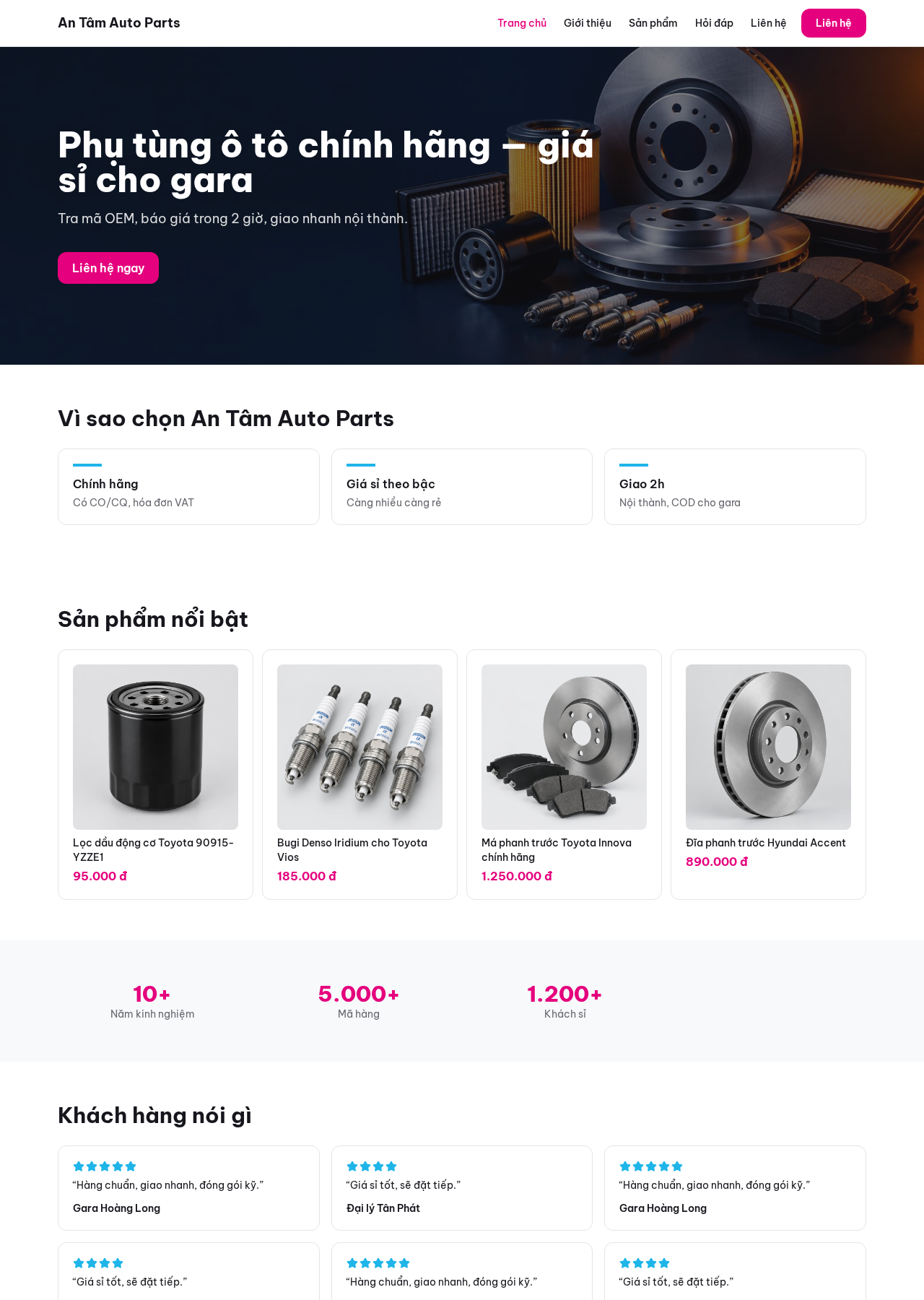 Bước 4: Dựng website riêng từ mẫu ngành